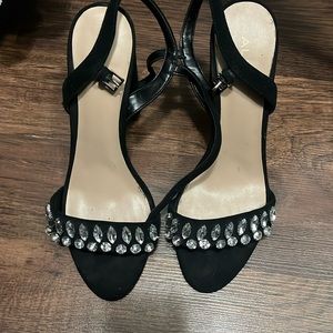 Aldo jewel strapped black heel